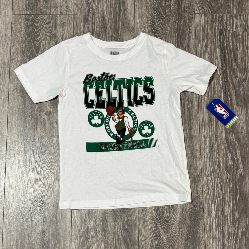 NBA Boston Celtics Kids White Tee